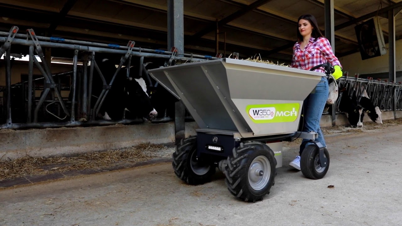 MCH W350e - Motorized Wheelbarrow 100% Electric