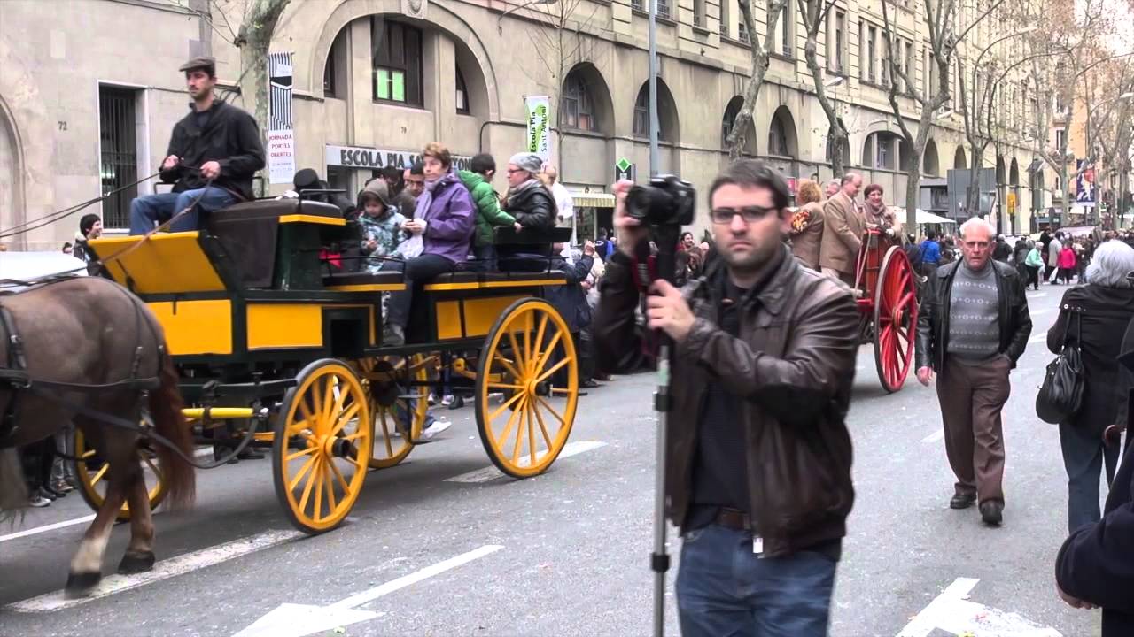 Cavalcada dels tres Tombs de Sant Antoni Barcelona 2014