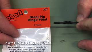 1/8" Hinge Points from Robart (part #307)
