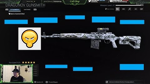 Dragunov BEST attachments in Modern Warfare (19) Super Semi Sniper! Dual Sniper Class Setup OverKILL
