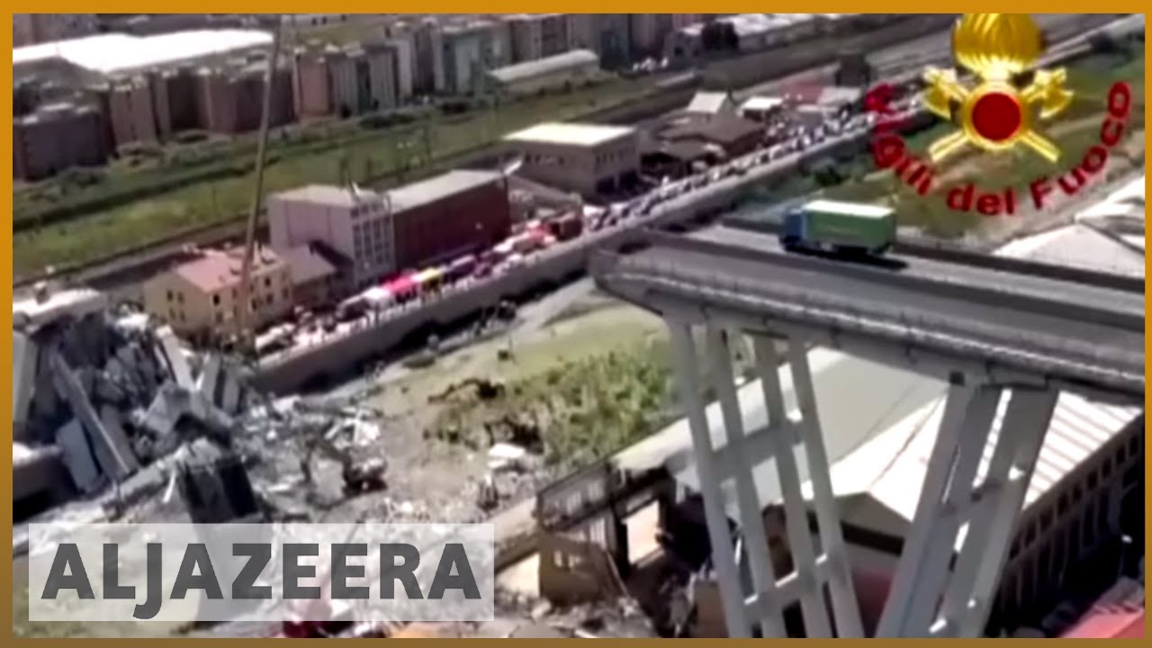 انهيار جسر في إيطاليا: البحث عن ناجين مستمر | الجزيرة الإنجليزية
