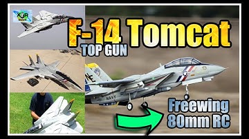TOP GUN F-14 Tomcat RC 80mm by |#FREEWING|  can fly speeds over 120mph #MotionRC #RCPlanes