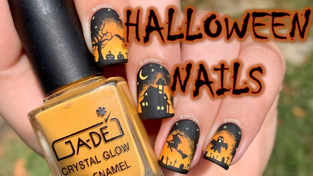 HALLOWEEN Nails || HAUNTED HOUSE Nails