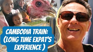 Train Ride Phnom Penh to Battambang Cambodia (Cambodia Expat Perspective!) Royal Travel w/ Mister J