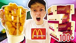 100 Mcdonalds Chicken Nuggets Drink Unhealthiest Drink Ever Chicken Nugget Challenge