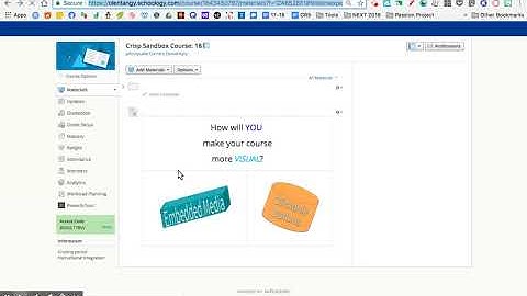Making a Clickable Button in Schoology