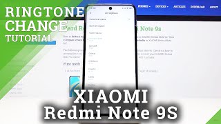 How to Change Ringtone in XIAOMI Redmi Note 9s – Sound Settings screenshot 3