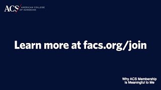 Why ACS Membership Is Meaningful to Me • Part 1
