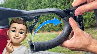 Easily wrap a bar tape around your handlebar! Road bike, gravel bike or cross bike!