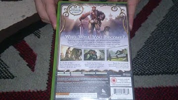 Nostalgamer Unboxes Fable Two 2 Microsoft Xbox 360 PAL UK Version