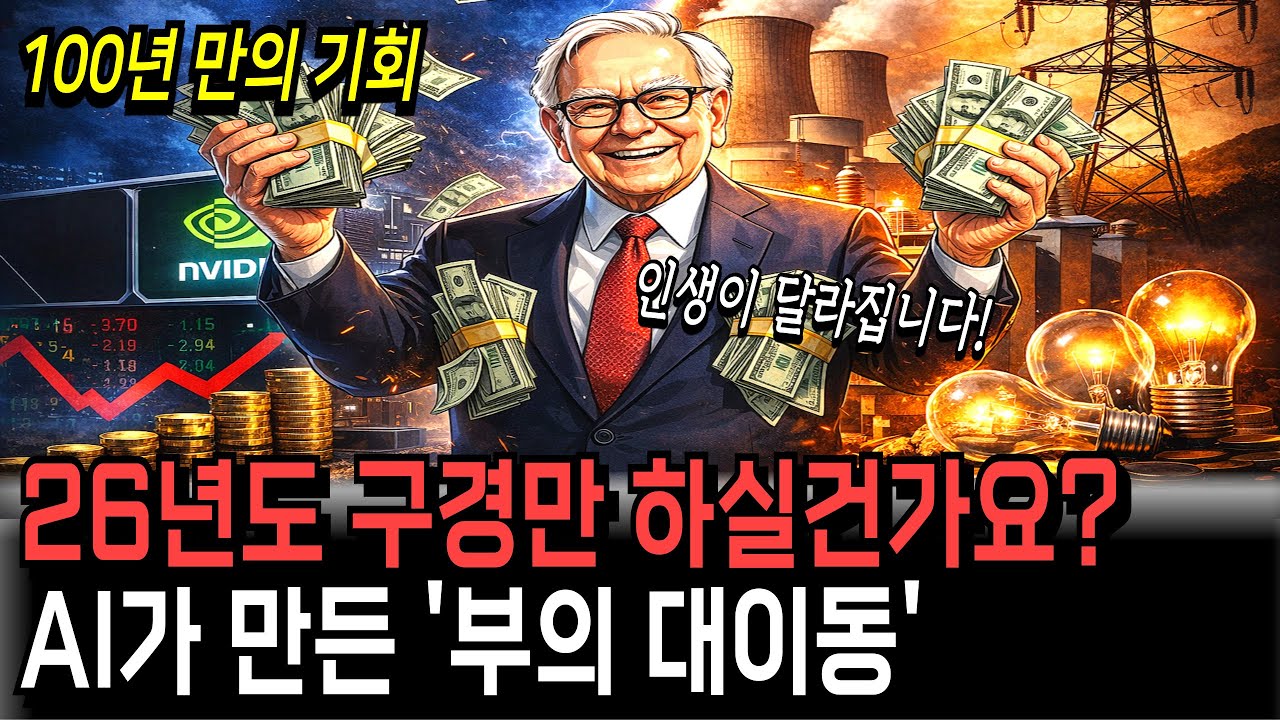 “엔비디아는 시작일 뿐” AI가 만든 진짜 부의 대이동 (돈은 이미 움직였다)