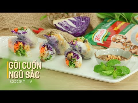 #CookyVN - Cách làm GỎI CUỐN NGŨ SẮC đẹp mắt, lạ miệng tại nhà - Cooky TV