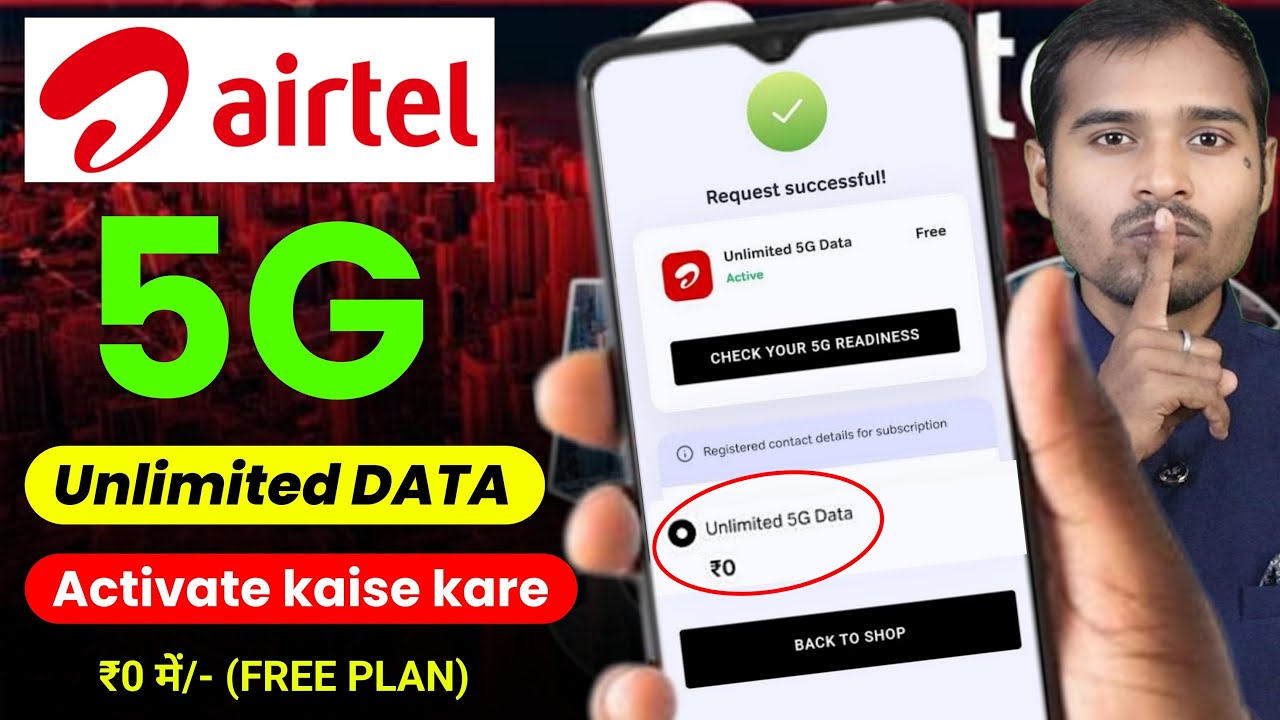 Airtel 5G Unlimited Data Kaise use kare (NEW)| How to claim airtel 5g ...