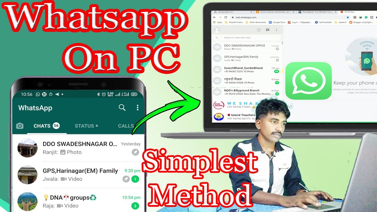 Whatsapp On Pc The Easiest Method To Run Whatsapp On Pc Youtube