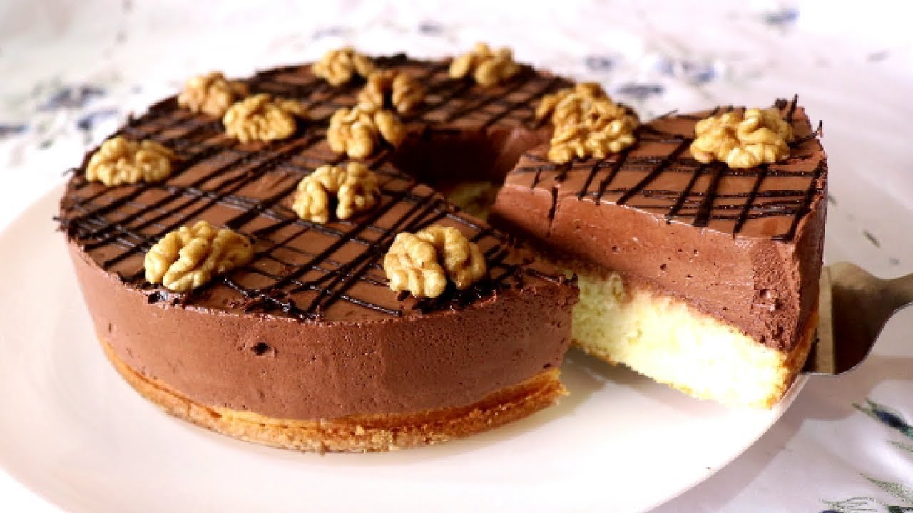 كيك بارد يا سلام اكثر من رائع ببيضتن فقط وكريما بمذاق لا يقاوم تستحق التجربة