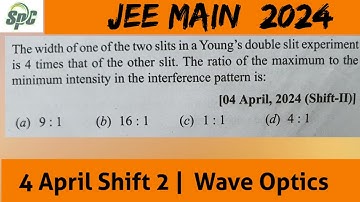 The width of one of the slits in a Young