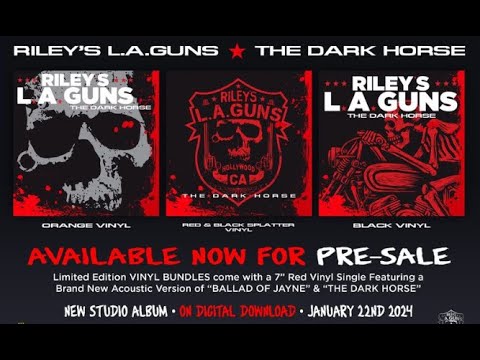 RILEY'S L.A. GUNS new album "The Dark Horse" out soon - pre sales are up!