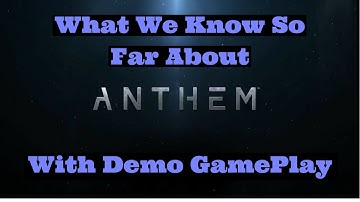 Anthem: What We Know So Far! Crafting System, Loot, & Multiplayer