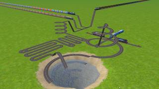 III RAILS CROSSING AT SPRINGS CIRCLES RAILROAD TRACKS ZIG ZAG TRACKS/ @Trains_Crossing595  screenshot 4