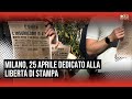 25 aprile, l'iniziativa dell'associazione 'Bella Ciao' a Milano: "Difendiamo la libertà di stampa"