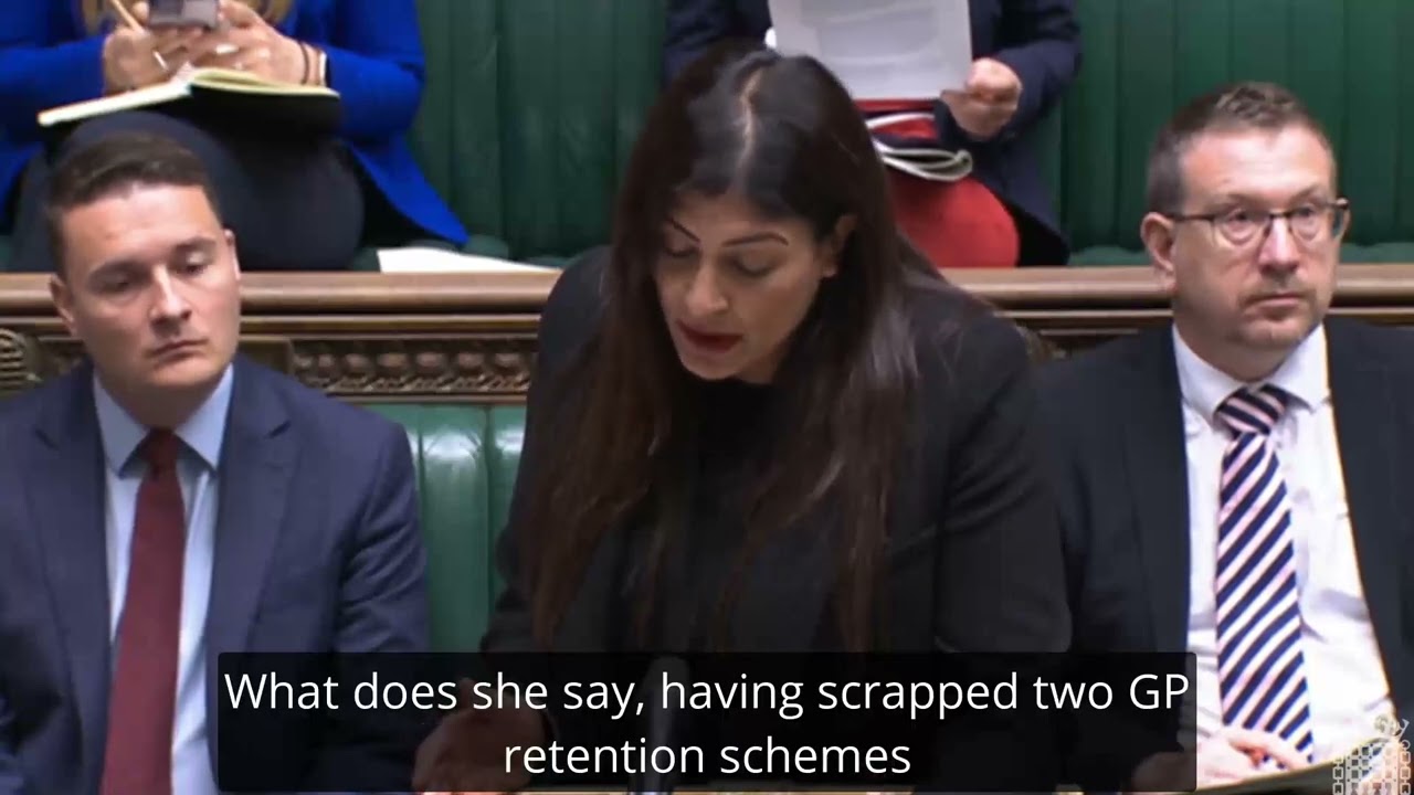 Preet Kaur Gill questions the Government on its broken promise to boost GP numbers