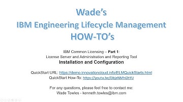 IBM Common Licensing Reporting Tool - Part 1