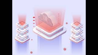 Optima: Digital Cloud System Isometric Illustration and Animation