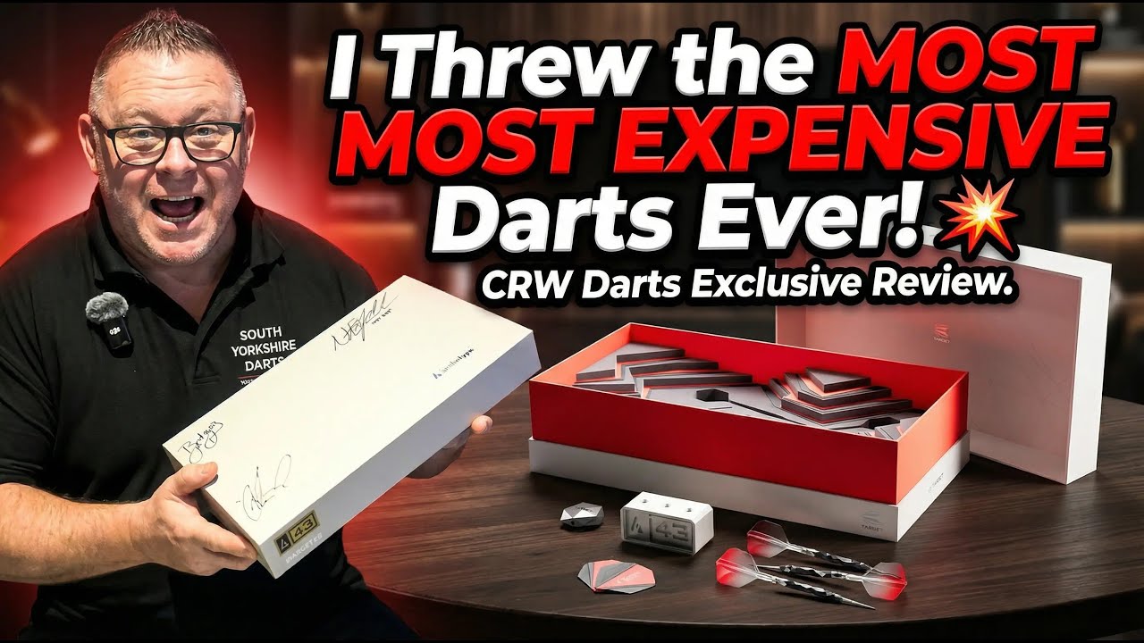I Threw the MOST EXPENSIVE Darts Ever!  WOW!|CRW Darts Exclusive Review @crw.darts23 @NeilTrav180