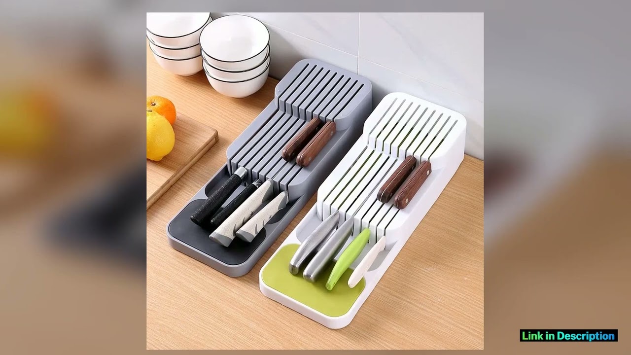 Kitchen Multipurpose Cutlery Storage Tray Knife Holder Fork Spoon Classification Organizer Drawer