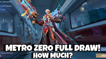 Metro Zero Event Full Draw