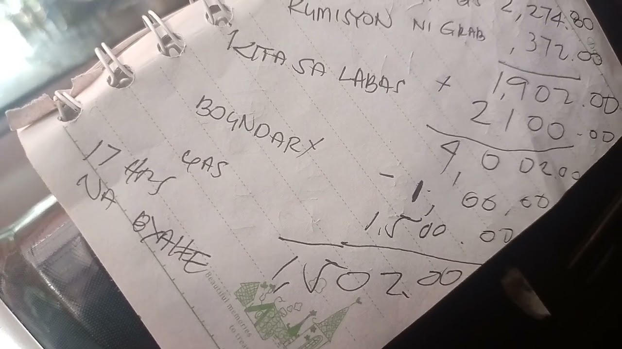 magkano kita NG TAXI driver part2