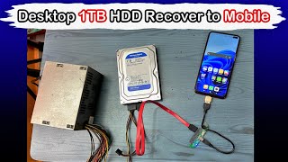 How to Connect Hard Disk with Mobile Phone || HDD Recover to Mobile