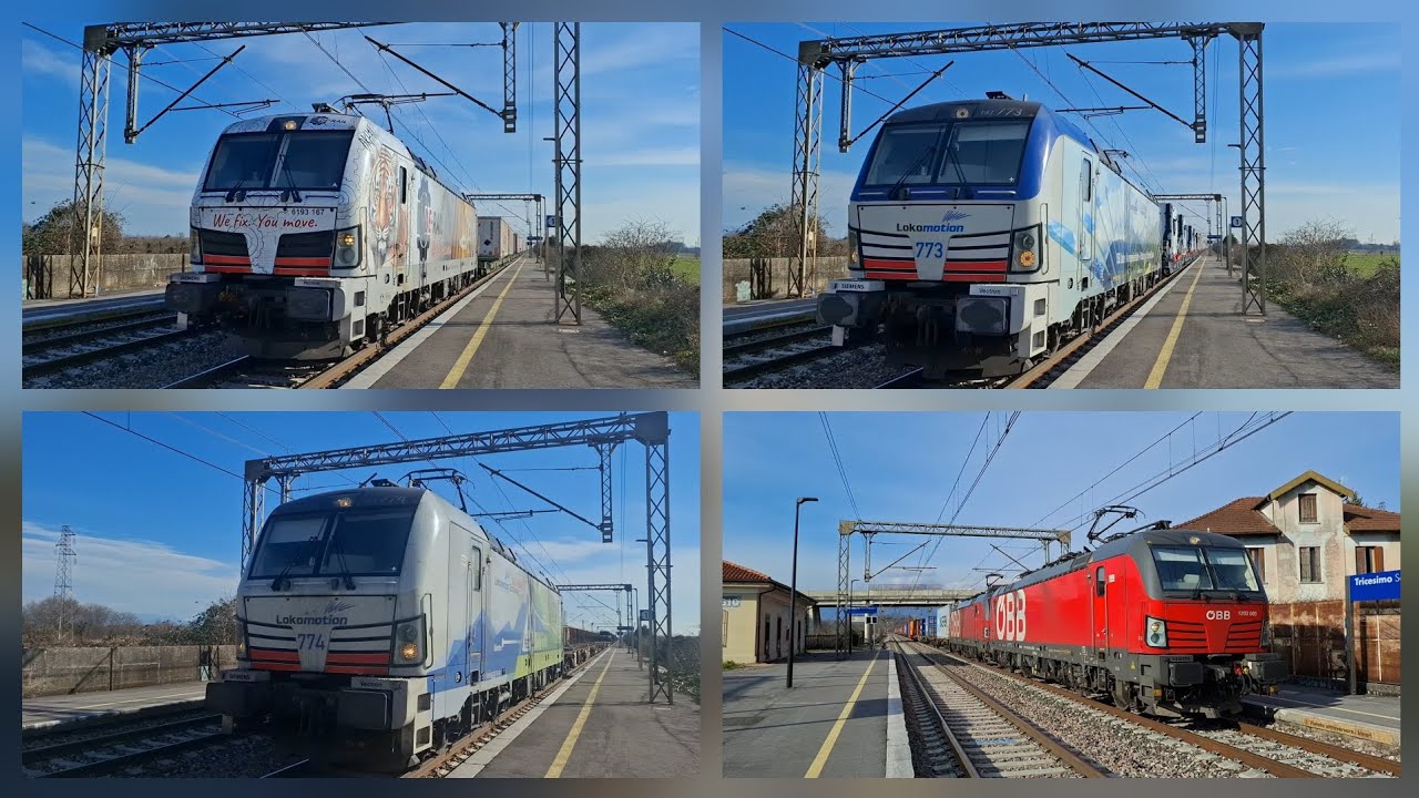 POMERIGGIO di COLPACCI e di TRENI ORDINARI in TRANSITO a TRICESIMO!