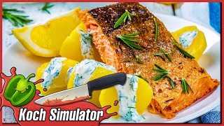 KOCH Simulator ► Lecker LACHSFILET 👨‍🍳 Cooking Simulator s4e26 screenshot 4