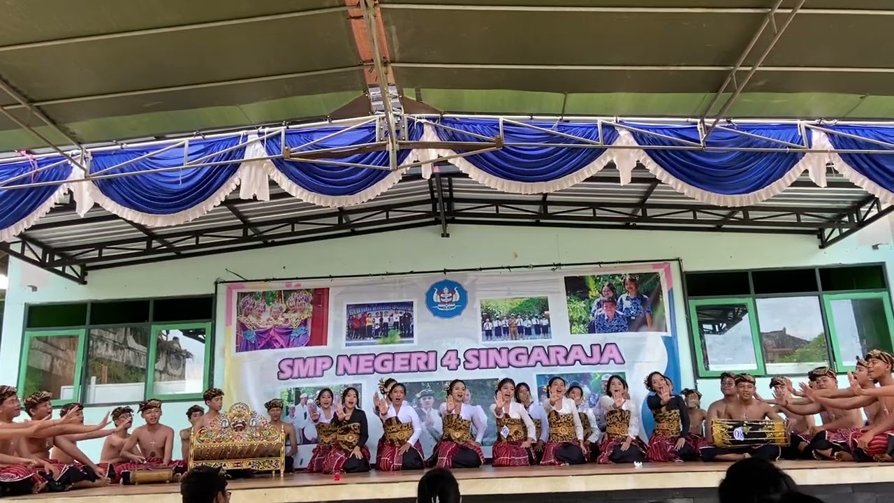 Juara 2 Lomba Genjek antar Kelas IX Serangkaian HUT ke 46 SMP Negeri 4 Singaraja Tahun 2025