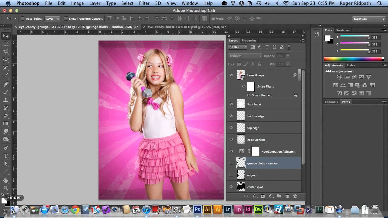 Tutorial - Eye Candy Digital Backgrounds Vol. 1