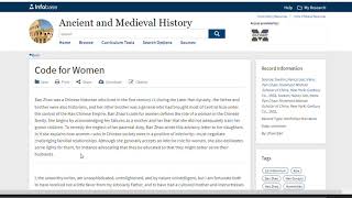 How to find primary sources in ancient and medieval history database
