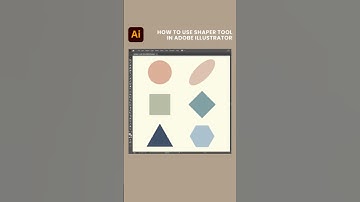 How to use shaper tool in Adobe Illustrator | Cách dùng công cụ shaper trong Adobe Illustrator