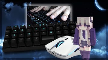 Minute ASMR | 250$ Custom Keyboard + Mouse Sounds w/ lofi | Hypixel Bedwars 💖