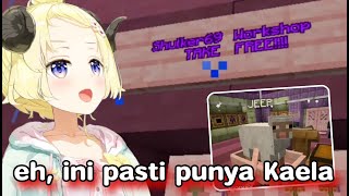 Reaksi Watame dateng ke Kaela shulker shop dan bertemu JEEP 🐏