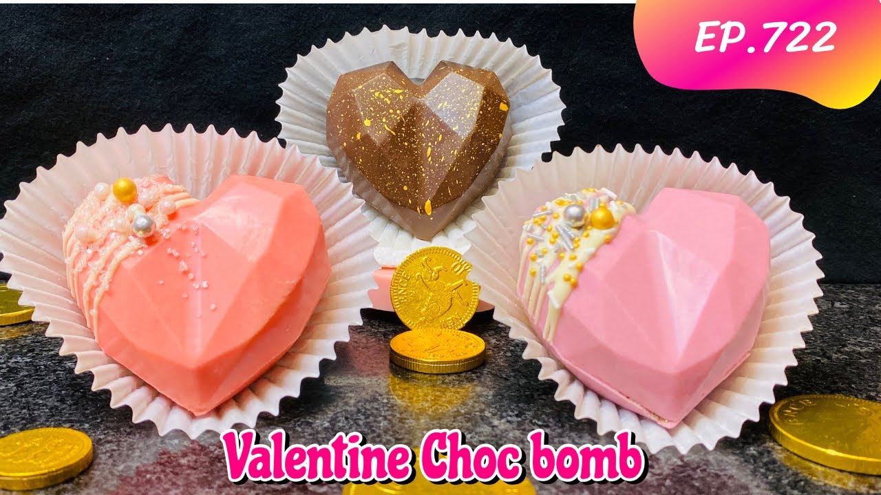 Valentine Hot Chocolate Bomb ช็อคโกแลตบ็อมเทศกาลวาเลนไทน์ (วัตถุดิบหลัก 3 อย่าง) EP.722 #Shorts | สรุปข้อมูลที่ปรับปรุงใหม่เกี่ยวกับสี ผสม อาหาร สำหรับ ช็อกโกแลต