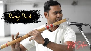 Raag Desh Alap | Scale Sarfuddin Flutes E Natural Base 30 Inches Bansuri | Sound Test By Md Salim
