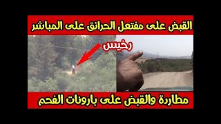 شاهد القبض على مفتعلي حرا ئق الغابات على المباشر..