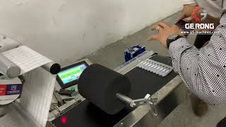 Soft ampoule vial tray top high accuracy labeling machine labeling line screenshot 5
