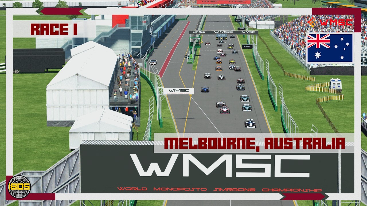 WMSC 2026 - Race 1 - Melbourne, AUSTRALIA #simracing #rfactor2 #twitch