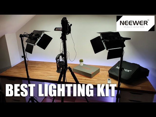 Neewer Bi-color 660 LED Video Light & Stand Kit Unboxing and Setup