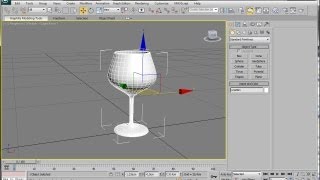 3ds Max Spline Modeling A Wine Glass