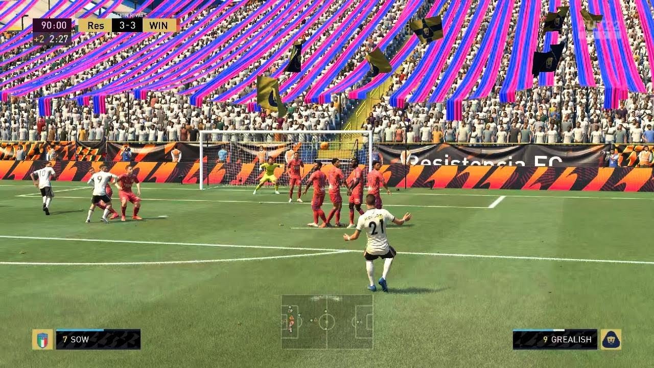 FIFA 22 Last minute goal in fifa 22 ultimate team