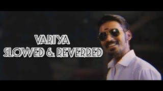 Variya Slowed & Reverbed Ethereal Slow Version Pudhupettai
