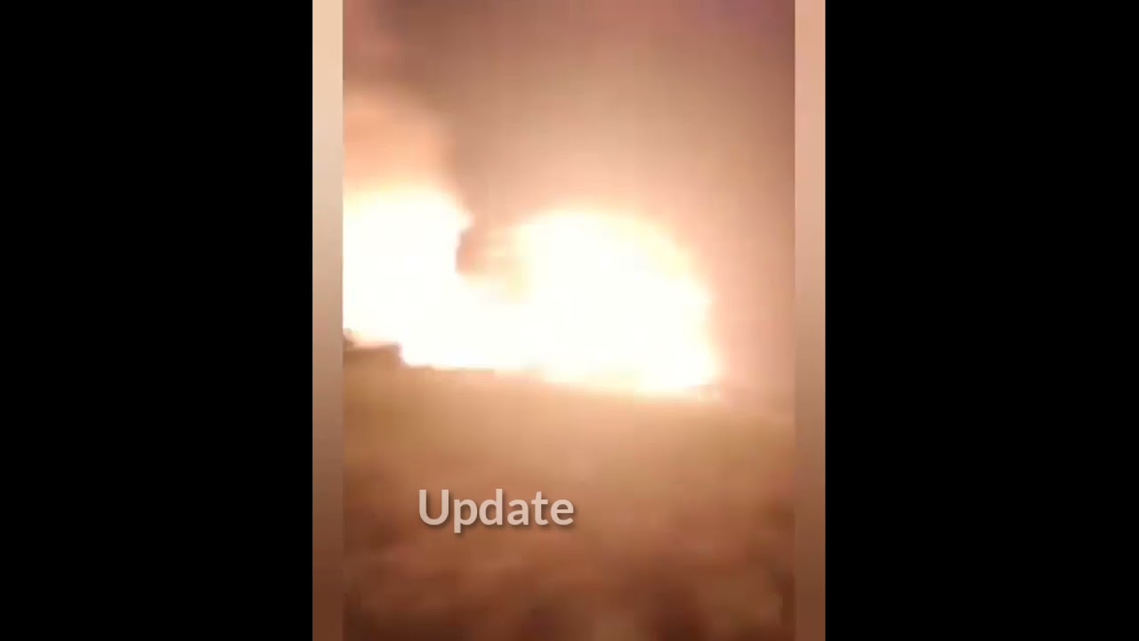 massive explosion in the balongan oil refinery in Indonesia